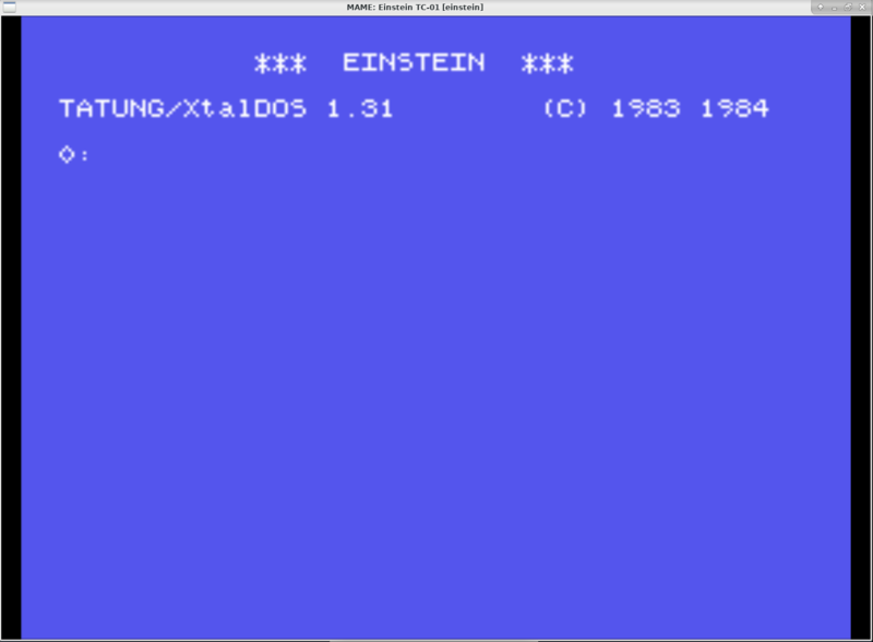 einstein boot screen